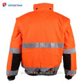 Atacado Inverno Oi Vis Viswear Hoodie Excelente Qualidade ANSI Classe 3 Alta Visibilidade Reflective Work Safety Vest Jaqueta